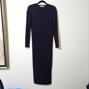 Mimu Maxi Ribbed Bodycon Dress